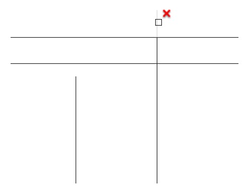 トリムしたい場所をクリック