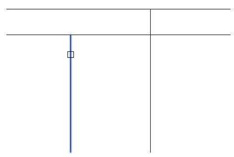 延長したい部分をクリック